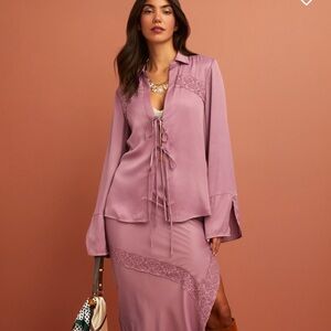 FREE PEOPLE LUCIA TIE TOP SET ✨